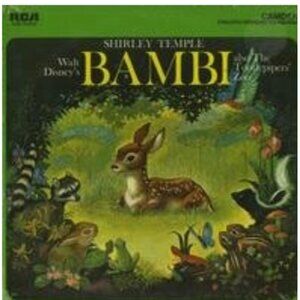 Walt Disney's Bambi as told by Shirley Temple The TootlePiper's Zoo 12" Record